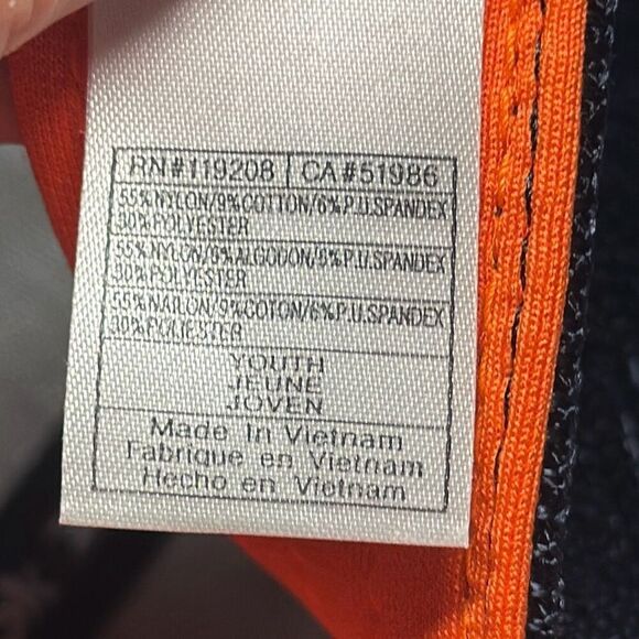 Chicago Bears NFL Reebok Mesh Fitted Youth Hat Cap SnapBack Orange Navy Blue - Picture 8 of 9